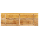 Table Top 160x50x3.8 cm Rectangular Solid Wood Rough Mango 371400