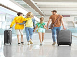 V-shaped stripe 3-in-1 PP trolley case 20in 24in 28in PP iron trolley classic color - dark gray 95635181
