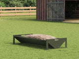 Livestock Feeding Trough Olive Green 108 x 50 x 28 cm 874616