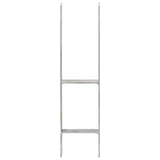 Fence Anchors 6 pcs Silver 14x6x60 cm Galvanised Steel 145309