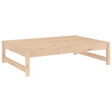 Garden Footstool 120x80 cm Solid Wood Pine 825709