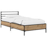 Bed Frame Artisian Oak 80 x 200 cm Engineered Wood 8009118