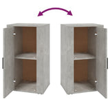 Sideboard Concrete Grey 40x33x70 cm Engineered Wood 819416