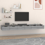 Wall Cabinets 2 pcs Grey Sonoma 102x30x20 cm Engineered Wood 3115906