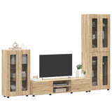 TV Cabinet Set FLORIN 3 pcs Sonoma Oak Engineered Wood 3397956