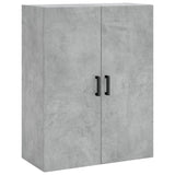 Highboard Concrete Grey 69.5x34x180 cm Engineered Wood 3195847
