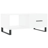 Coffee Table White 90x50x40 cm Engineered Wood 829236