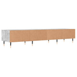 TV Cabinet Concrete Grey 150x36x30 cm Engineered Wood 829136