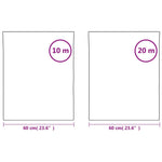 Window Films 3 pcs Static Frosted Black PVC 3208955