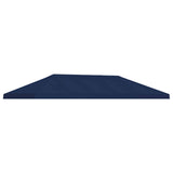 Gazebo Canopy Cover 6 x 3 m Blue Polyester 190 900404