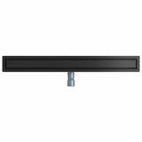 Shower Drain 2-in-1 with 360&deg Siphon Black 90 cm 42015971