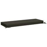 2-Piece Bench Cushions SOEST 2 pcs 100% Polyester Anthracite 949679