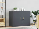 Storage Cabinet Anthracite 90 x 40 x 90 cm Steel 891642