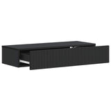 Wall-Mounted Side Table Wall-mounted Black 87.5 x 34.5 x 17 cm 898496