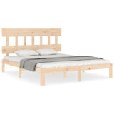 Bed Frame without Mattress 160x200 cm Solid Wood Pine 3193606