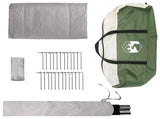 Tipi Tent Green 800 x 800 x 430 cm Polyester and Steel 42028715