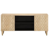 TV Cabinet 105x33x46 cm Solid Wood Mango 358248