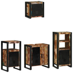 Bathroom Furniture Set 4 pcs Multicolour Solid Reclaimed Wood 3305647