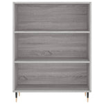 Highboard Grey Sonoma 69.5x34x180 cm Engineered Wood 3198711
