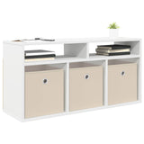 Lowboard with Drawer White 87 x 27.5 x 43 cm 8000580
