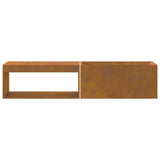 Fire Pit Brown 160 x 45 x 35 cm Steel 859003