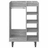 Golf Cabinet with Wheel Plain Grey Sonoma 65 x 45 x 98 cm 899452