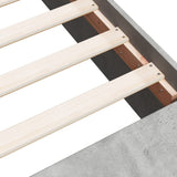 Bed Frame without Mattress Concrete Grey 135x190 cm Double 3280590