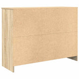 Sideboard with Drawer Sonoma Oak 101x35x76 cm Engineered Wood 861564