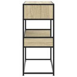 Console Table Sonoma Oak 90x35x80 cm Engineered Wood 849170