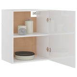Hanging Cabinet Lyon High Gloss White 50x31x60 cm Engineered Wood 801265