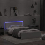 Bed Frame White Engineered wood, plywood for slats 3207630