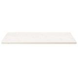 Table Top White 110x55x2.5 cm Solid Wood Pine Rectangular 824411