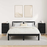 Bedside Cabinet 2 pcs Black Oak 40 x 35 x 70 cm Engineered Wood 881238