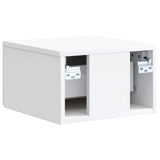 Wall-Mounted Bedside Cabinet 2 pcs White 33 x 34.5 x 20 cm 898086