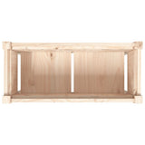 Garden Planter with Legs 70x31x70 cm Solid Wood Pine 837554