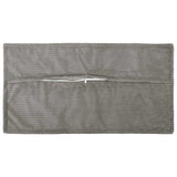 Cushion Cover 6 pcs HOUTEN Light Grey 40 x 70 cm Corduroy 917815