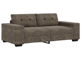 Loveseat Sofa with Cushion Dark grey Faux leather 4105121