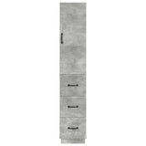 Cabinet Set 2 pcs Concrete Grey 33 x 34.5 x 87 cm 3416811