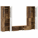 TV Cabinet Set with Shelf FLORIN 3 pcs Old Wood Engineered Wood 3398002
