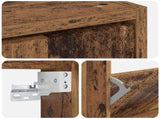 Wall-Mounted Shoe Cabinet HOORN 71 x 17 x 43 cm Engineered Wood 897293