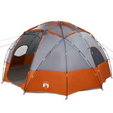 Dome Tent with Roof Grey and Orange 475 x 475 x 235 cm Taffeta 42000995