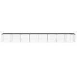 Chicken Cage with Roof Anthracite 803x98x90 cm Galvanised Steel 3189052