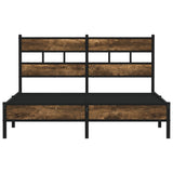 Bed Frame without Mattress with Headboard Sonoma Oak 140x200 cm 4017201