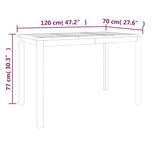 5 Piece Garden Dining Set Solid Wood Teak 3157181