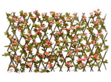 Artificial Ivy Trellis Expandable 5 pcs Dark Pink 180x60 cm 366579