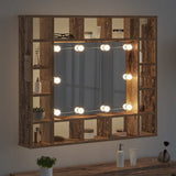 Mirror Cabinet Old wood 91 x 15 x 76.5 cm Engineered Wood 879456