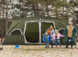 Camping Tent, Family Tent 4-8 Person 2 Room, with Large Mesh Windows, Easy Set Up for Backpacking T3398P348715