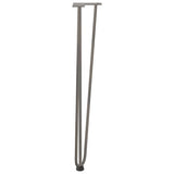 hairpin legs for console tables for Console Table 4 pcs Natural Steel 72 cm Solid Steel 4012447