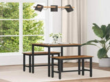 Dining Tables 70 x 70 x 75 cm Engineered Wood Oak Wood Square 892624