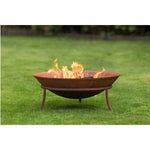 ZNTS RedFire Fire Pit Tulsa Rust Steel 423889